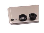 Universal Adjustment Cellphone Clip on 0.65X Wide Angle 10X Macro Cam Lens Kit