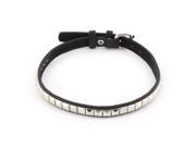 Unisex Faux Leather Bracelet Adjustable Design Wristband Belt 16 Inch Long