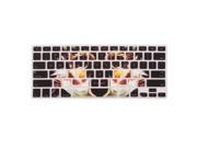 PC Silicone Keyboard Film Skin Black for Macbook Pro Air 13 15 17