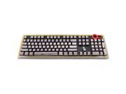Mechanical Keyboard Desktop Plastic Key Caps Silver Gray 105 in 1