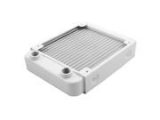 Computer CPU Aluminum 18 Pipes Water Cooling Heat Exchanger Radiator 120mm White