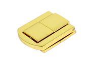 Suitcase Briefcase Toolbox Zinc Alloy Toggle Latch Hasp Lock Gold Tone 31mm Long