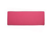 Computer PU Leather Water Resistant Desk Mat Gaming Mouse Pad Fuchsia 52cmx26cm