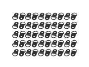 33mmx22mm D Ring Photo Frame Cross Stitch Hanging Hanger Hook Black 50pcs