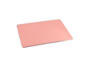 Aluminum Alloy Rectangle Mouse Pad Gaming Mat Rose Gold Tone for Computer Laptop