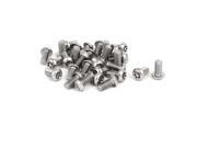 M6x12mm 304 Stainless Steel Button Head Torx Security Tamper Proof Screws 30pcs