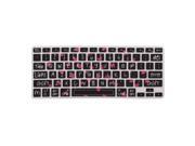 Silicone Keyboard Film Cover Black for Macbook Pro Air 13 15 17