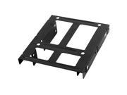 Computer Metal 2.5 to 3.5 Inch Solid State Disk HDD Hard Drive Bracket Black