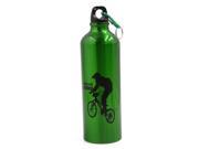 Bicycle Bike Outdoor Aluminum Alloy 750ML Water Bottle Kettle Green