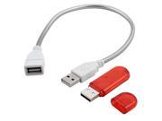 Flexible USB 3 LED Lamp Stick Lights Red for Laptop Notebook Keyboard Reading