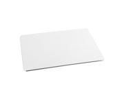 Aluminum Alloy Rectangle Mouse Pad Gaming Mat Silver Tone for Computer Laptop