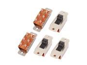 5 Pcs AC 250V 1.5A 125V 3A 6 Terminal DPDT 2 Position Latching Toggle Switch