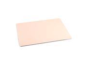 Aluminum Alloy Rectangle Mouse Pad Gaming Mat Champagne Color for Laptop