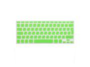 Unique Bargains Russian Silicone Keyboard Skin Cover Green for Apple Macbook Air 13 15 17 EU
