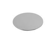 Aluminum Alloy Round Shape Mouse Pad Gaming Mat Gray for Laptop Computer