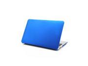 Plastic Hollow Hard Case Protective Shell Dark Blue for Macbook Air 13.3