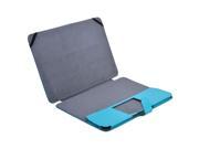 Laptop PU Leather Screen Sleeve Case Cover Blue for MacBook Pro 13.3 Inch