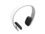 Car Noise Reduction Wireless bluetooth Stereo Headphones Headset White