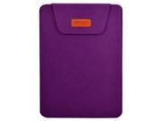 15.6 Wool Felt Shockproof Notebook Laptop Sleeve Bag Purple