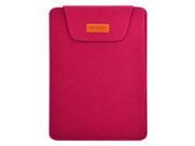 14 Wool Felt Protective Notebook Laptop Sleeve Bag for Tablet PC Fuchsia