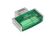 USB 2.0 SD MicroSD MS M2 Memory Card Reader Writer Green