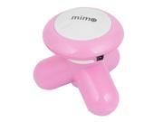 Unique Bargains Pink Battery Powered Handheld Body Massage Electric USB Vibrating Mini Massager