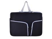 15.6 Polyester Shockproof Notebook Laptop Sleeve Carrying Bag Black