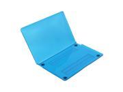 Unique Bargains Plastic Crystal Hard Case Cover Shell Sky Blue for Apple Macbook 12 Retina