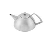 Kitchen Stainless Steel Boiling Water Liquid Teapot Kettle Silver Tone 1000 ML