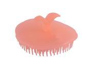 Plastic Handheld Design Hair Scalp Massage Shampoo Brush Comb Conditioner Pink