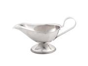 Home Restaurant Stainless Steel Condiment Gravy Essential Sauce Boat 3 Ounce
