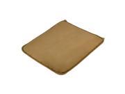 Home Office Sponge Solid Anti Slip Seat Chair Cushion Pad Cover Brown 39 x 39cm