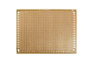 Prototyping Copper Tone Single Side PCB Print Circuit Board 7cm x 9cm