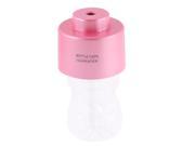 Unique Bargains USB Portable Mini Water Bottle Cap Air Aroma Mist Diffuser Humidifier Pink