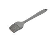 Silicone Heat Resistant Grilling BBQ Oil Sauce Basting Pastry Brush Gray