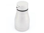Household Stainless Steel Oil Soy Sauce Vinegar Bottle Jar Container Silver Tone