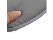 Home Office Sponge Solid Anti Slip Seat Chair Cushion Pad Cover Gray 39 x 39cm