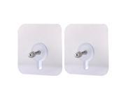 Home Decor Wall Door No Scratch Picture Photo Calendar Hanger Adhesive Hook 2pcs