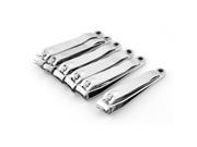 Household Finger Toe Nail Clippers Trimmer Cutter Manicure Pedicure Tool 6pcs