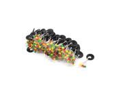 Oval Shape Bead Fishing Bobber Stopper Float Fish Angling Tackle 100pcs