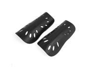 Unique Bargains 2pcs Foam Inner Soccer Calf Pads Protector Shin Support Guard Black