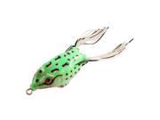 Unique Bargains Soft Silicone Frog Shaped Fishing Lure w Double Fish Hook