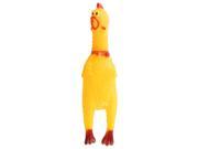 Children Red Yellow Squeeze Shrilling Chicken Party Trick Toy