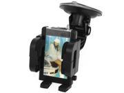 Auto Car Black Windscreen Mounted Mobile Phone GPS Rotatable Holder