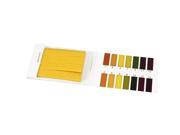 Unique Bargains Yellow Rectangle Shaped Testing PH Tester 80 Paper Strip KIT Set 1 14 Scale