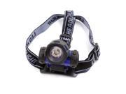 Unique Bargains Battery Power White LED Adjustable Angle Elastic Strap Headlight Lamp Torch 3W