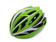 24 Flow Vents Ultralight EPS Road Bike Outdoor Sports Safety Helmet Green White