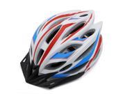 Fit 54 60cm Head Girth 22 Vents Road Mountain MTB Bike Helmet White Red Blue