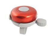 2.4 Dia. Round Plastic Bell Ring Red Gray for Bike Bicycle