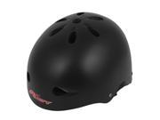 Adults Skateboarding Rollerblading Sports Helmet w Release Buckle Strap Black